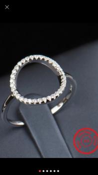 Ring 925`er echt Silber mit Zirkonia