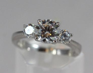 Silber Ring 925 mit Zirkonia