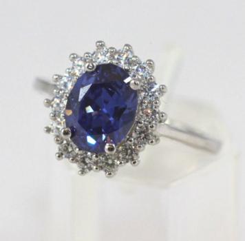 Preview: Silber Ring 925 mit Zirkonia