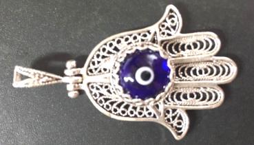 Preview: Anhänger/ Fadimas Hand in 925´er Sterling Silber