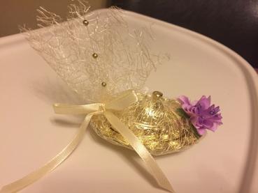 Gastgeschenk Metalldose/ Gold/ Hochzeit und andere Anlässe (10 St.)
