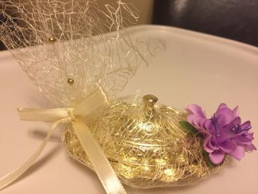 Preview: Gastgeschenk Metalldose/ Gold/ Hochzeit und andere Anlässe (10 St.)