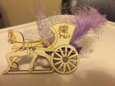 Gastgeschenke für Hochzeit Kutsche (10 St.)