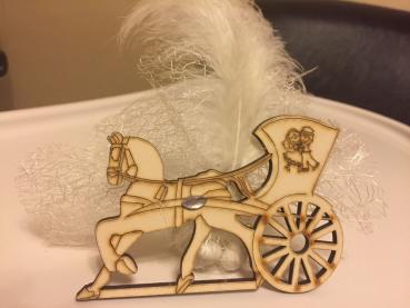 Gastgeschenke für Hochzeit Kutsche (10 St.)