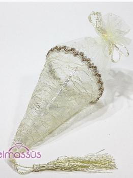 Gastgeschenk Hochzeit Spitze  Kegel (10 St.)