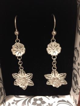 Silberohrringe 925 er echt Silber