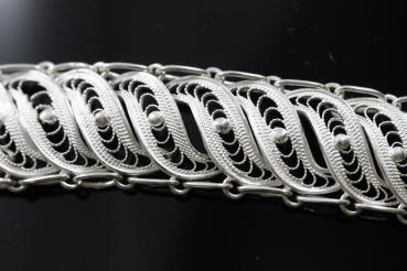 Preview: Armband Telkari breit, in 925´er Sterling Silber