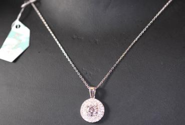 Swarowski Kette Collier mit Anhänger 925 Sterling Silber