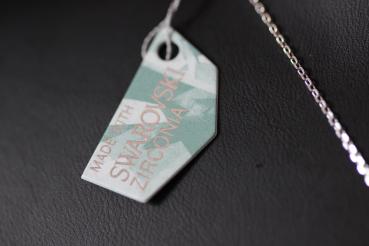 Swarowski Kette Collier mit Anhänger 925 Sterling Silber