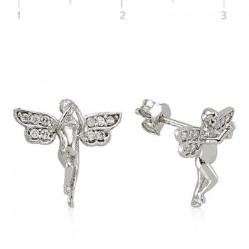 Silberohrring Ohrstecker Engel 925er Silber