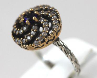 Silberring 925  im alten Style