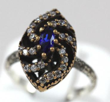 Silberring 925 im alten Style