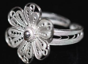 Preview: Silber schmuckset 925, Halskette mit Anhänger, Ohrringe und Ring