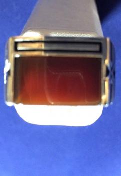 Herrenring 925´er echt Silber braun