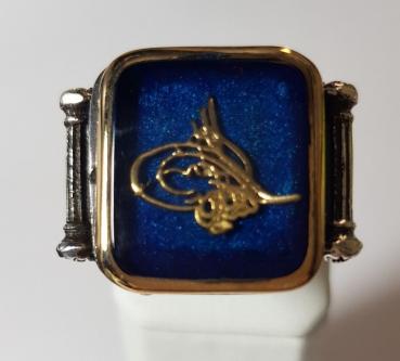 Herrenring 925´er echt Silber Tugra