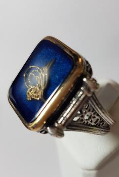 Herrenring 925´er echt Silber Tugra