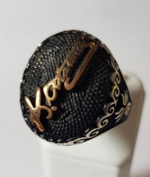 Herrenring 925´er echt Silber Atatürk