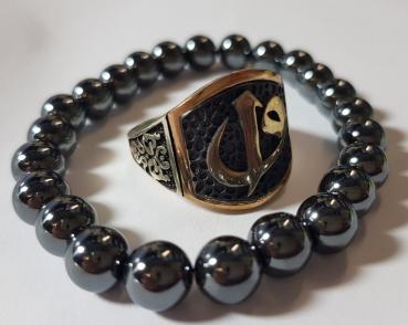 Preview: Herrenring mit Armband 925`er echt silber Osmanli