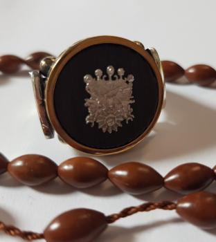 Herrenring mit Tesbih 925´er echt Silber Osmanli