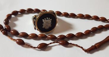 Herrenring mit Tesbih 925´er echt Silber Osmanli
