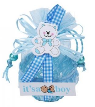 Gastgeschenk Körbchen mit Teddy (12 St.)