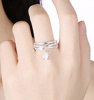 Silber Ring 925 mit Zirkonia