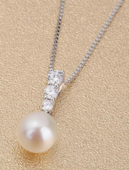 Preview: Brautschmuck-Set Süßwasserperle 925 Silber