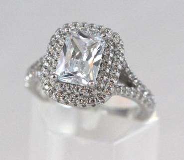 Silber Ring 925 mit Zirkonia