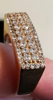 Preview: Silberschmuck Set 925 bestehend aus Ohrringe, Ring